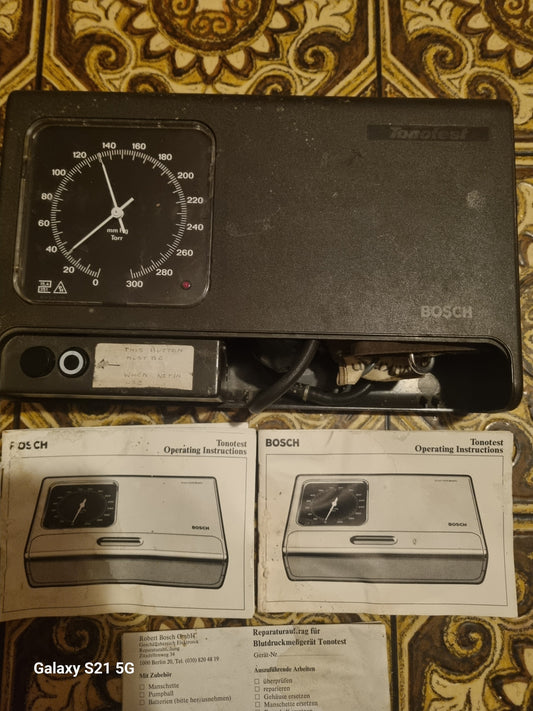 Bosch Tonotest Blood Pressure  operator